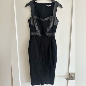 Black silhouette Zac Posen dress, size 6